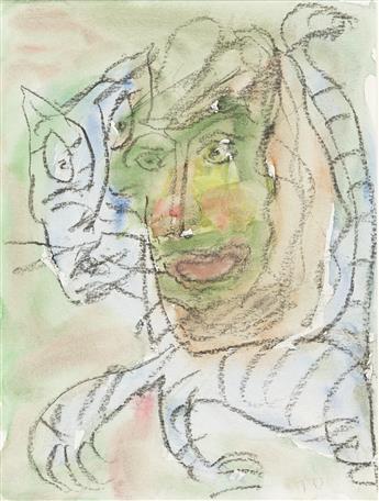 THORNTON DIAL (1928 - 2016) Untitled (Tiger and Face).                                                                                           